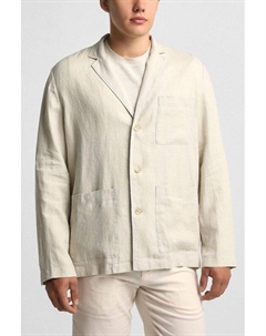 Пиджак льняной с накладными карманами Marc o'polo