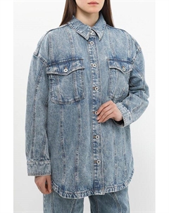 Куртка джинсовая с накладными карманами Hugo blue