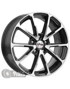 Литой диск Skibidi 6.5x17/5x114.3 D67.1 ET49, Черные Ifree