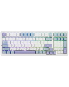 Клавиатура AULA F99 White-Blue-Dark Purple Light Green Switches Aula