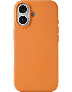 Чехол Touch Case MagSafe для iPhone 17, soft-touch, оранжевый Ubear