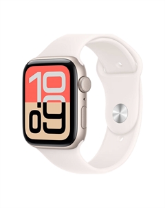 Умные часы Apple Watch SE 3, 2025 (GPS), 40 мм, Starlight Aluminum Case/Light Blush Sport Band - S/M