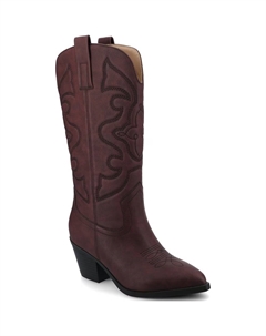 Ковбойские сапоги Chantry до колена, цвет oxblood Journee