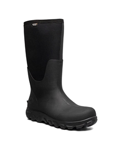 Классические бесшовные высокие водонепроницаемые зимние ботинки, черный Bogs°