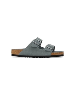 Замшевые шлепанцы Arizona, серый Birkenstock