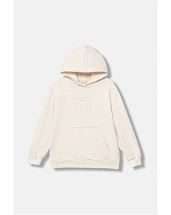 Детская хлопковая толстовка, бежевый Elisabetta franchi