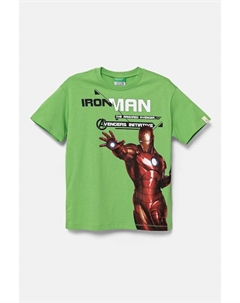 Детская хлопковая футболка x Marvel, зеленый United colors of benetton