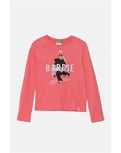 Детская хлопковая водолазка, розовый United colors of benetton