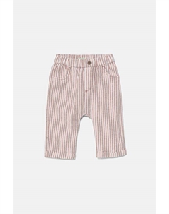 Льняные брюки для младенцев, бежевый United colors of benetton