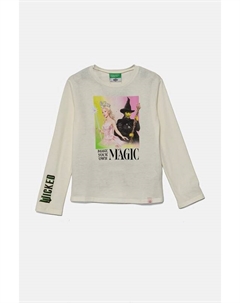 Детская хлопковая водолазка, бежевый United colors of benetton