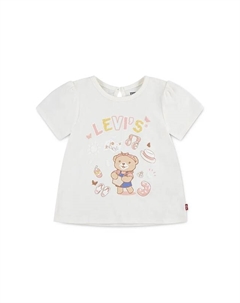 Футболка для младенцев LIV SS SMOCKED SLV TEE, бежевый Levi's®