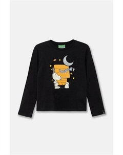 Детская хлопковая водолазка, черный United colors of benetton