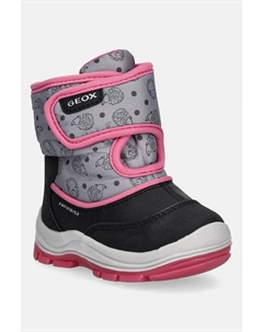 Детские зимние ботинки B263WG 0BCMN B FLANFIL B ABX, серый Geox