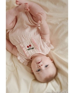 Пижама Ellie с оборками, розовый Konges slojd