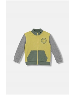 Детская хлопковая толстовка, зеленый United colors of benetton