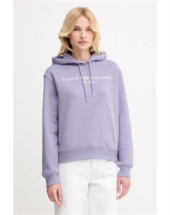 Толстовка, фиолетовый Tommy hilfiger