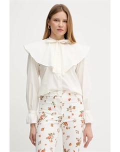 Хлопковая рубашка, бежевый Weekend max mara