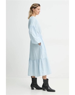 Хлопковое платье макси Jolene с длинными рукавами, синий Levi's®