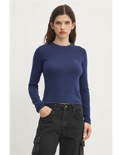 Хлопковый свитер, темно-синий Hugo