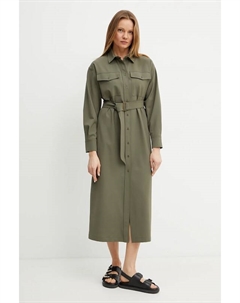 Платье с добавлением шерсти, зеленый Weekend max mara