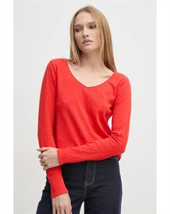 Хлопковая водолазка, красный Marc o'polo