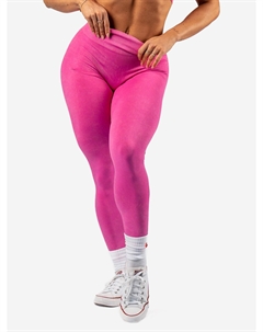 Бесшовные легинсы с высокой талией MAXIMUM PUSH-UP розовый 302, Розовый Nebbia