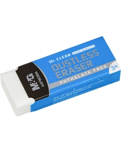 Ластик из синтетического каучука прямоугольный 53x20x11 мм M&g