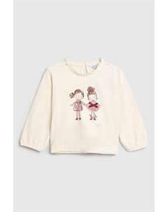 Лонгслив хлопковый с аппликацией Mayoral