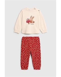 Комплект хлопковый из лонгслива и брюк Mayoral