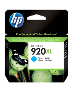 Картридж для струйного принтера 920XL Cyan CD972AE Hp