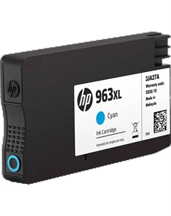 Картридж для струйного принтера 963XL High Yield Cyan 3JA27AE Hp