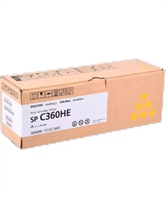 Картридж для лазерного принтера SP C360HE Yellow (408187) Ricoh