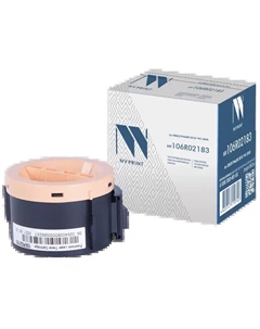 Картридж для лазерного принтера NVP NV-106R02183 Black Nv print