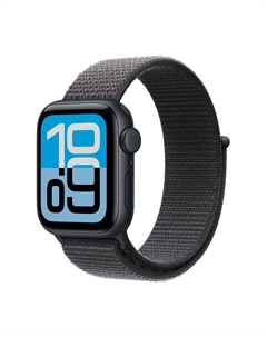 Умные часы Apple Watch SE 3, 2025 (GPS + Cellular), 40 мм, Midnight Aluminum Case/Textile Dark Gray Sport Loop