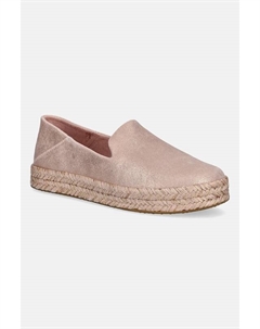 Эспадрильи Pale Rose metallic suede, розовый Toms