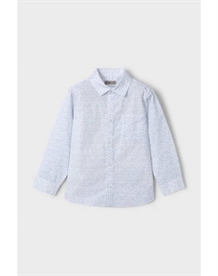 Детская хлопковая рубашка, синий Mayoral