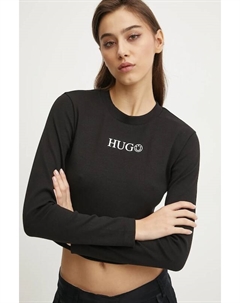 Лонгслив, черный Hugo blue