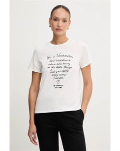 Хлопковая футболка ARA, белый Weekend max mara