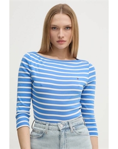 Хлопковая водолазка, синий Tommy hilfiger