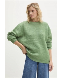 Свитер с шерстью, зеленый Answear lab