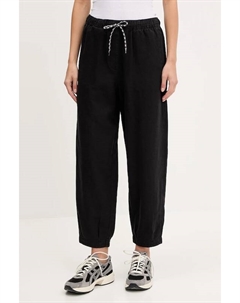 Брюки с добавлением льна M-Ete, черный Napapijri