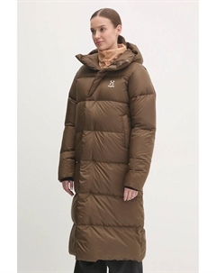 Длинная пуховая куртка Long Down, зеленый Haglöfs