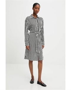 Платье с добавлением шелка, черный Answear lab