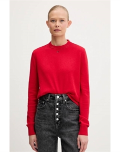 Хлопковый свитер, красный Tommy jeans