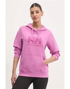 Хлопковая толстовка HH LOGO 2.0, фиолетовый Helly hansen