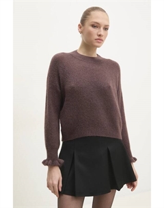 Свитер с добавлением шерсти, коричневый Answear lab