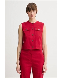 Льняной жилет, красный Theory