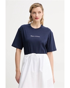 Хлопковая футболка, темно-синий Marc o'polo