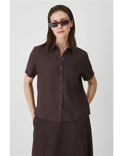 Льняная рубашка, коричневый Medicine
