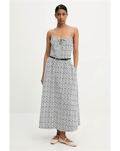 Хлопковое платье, белый Answear lab